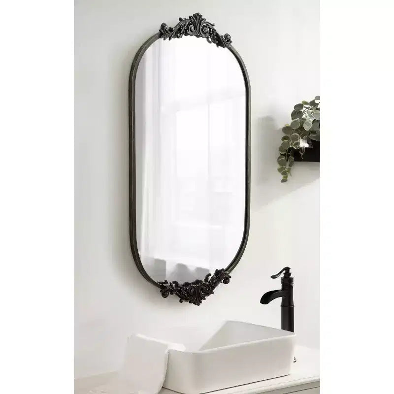 Miroir mural noir