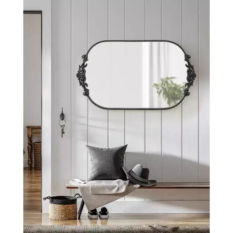 Miroir mural noir