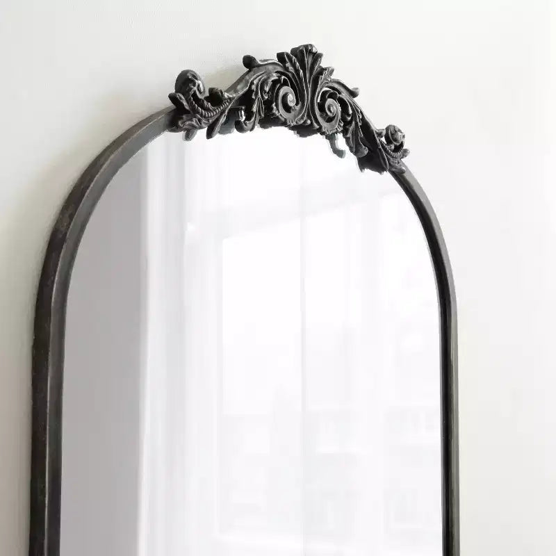 Miroir mural noir