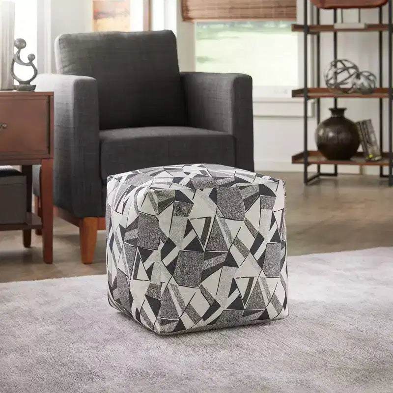 Pouf carré rembourré