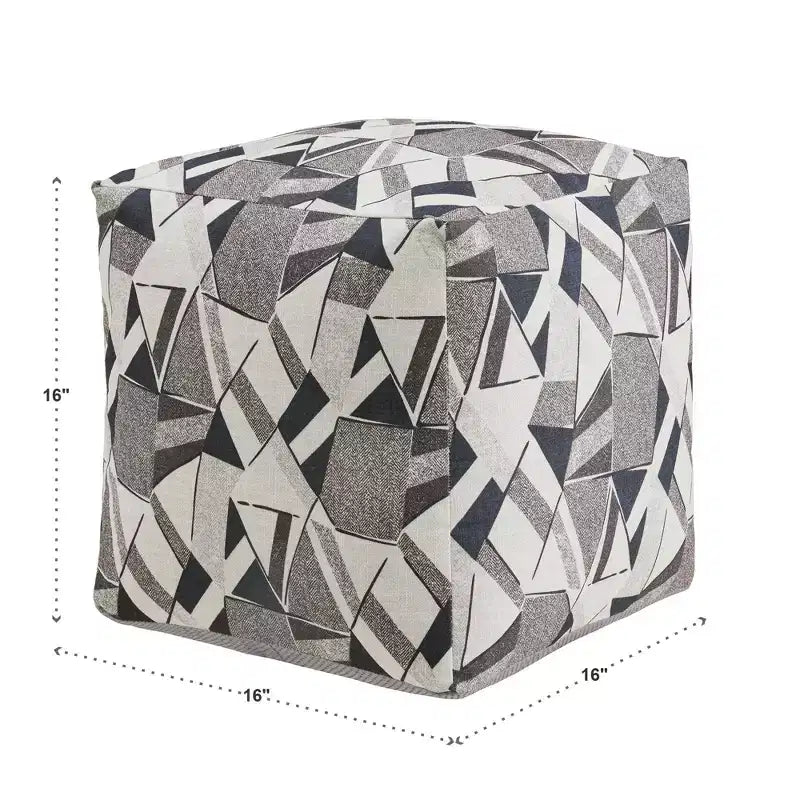 Pouf carré rembourré