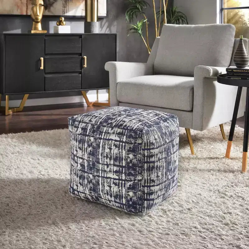 Pouf carré rembourré