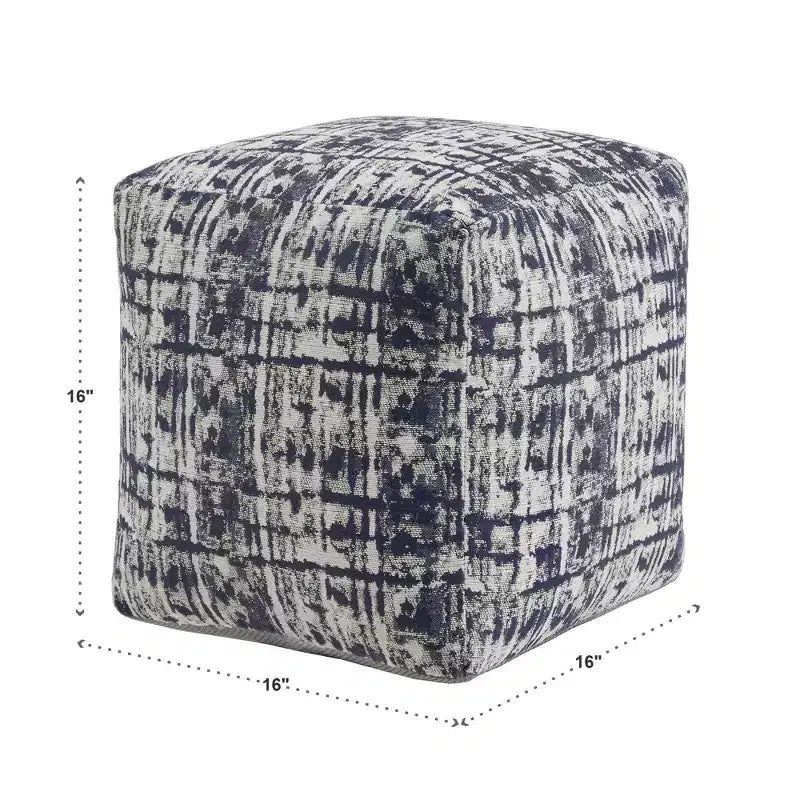 Pouf carré rembourré