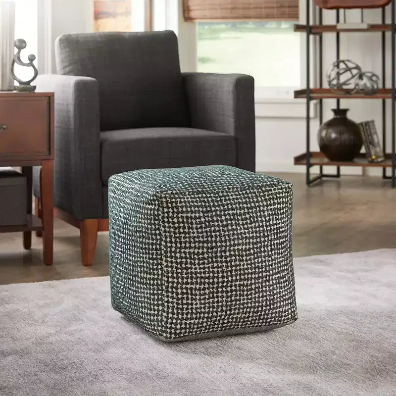 Pouf carré rembourré