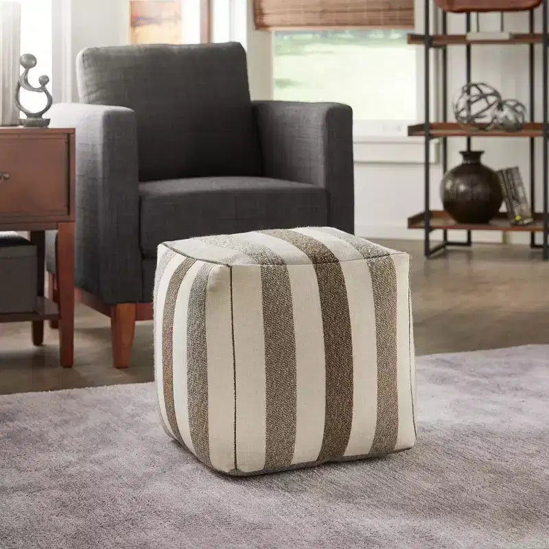 Pouf carré rembourré