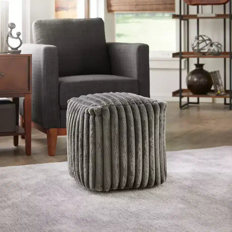 Pouf carré rembourré