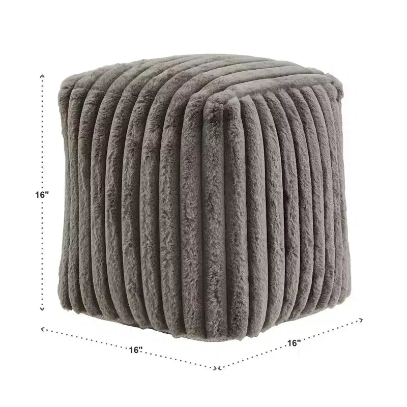 Pouf carré rembourré