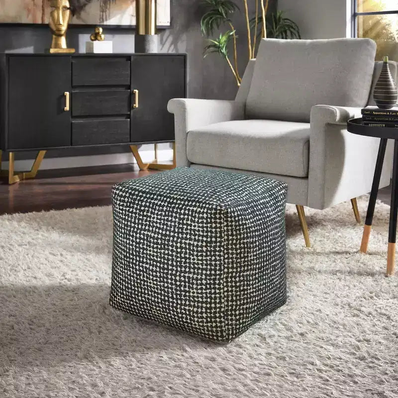 Pouf carré rembourré