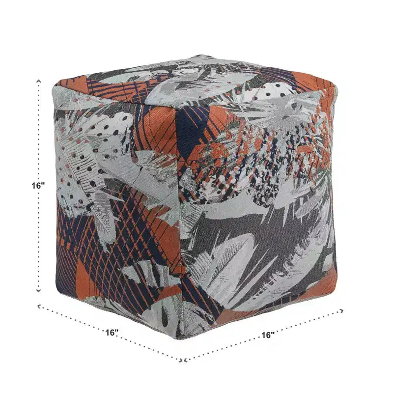 Pouf carré rembourré