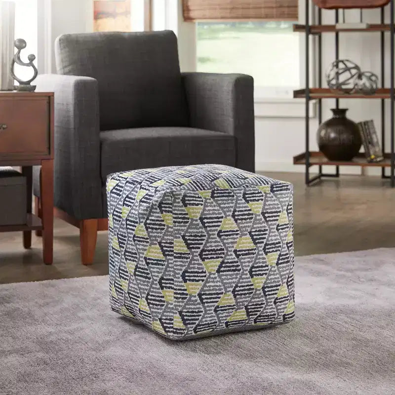 Pouf carré rembourré