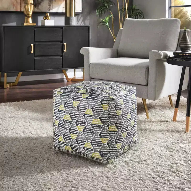 Pouf carré rembourré
