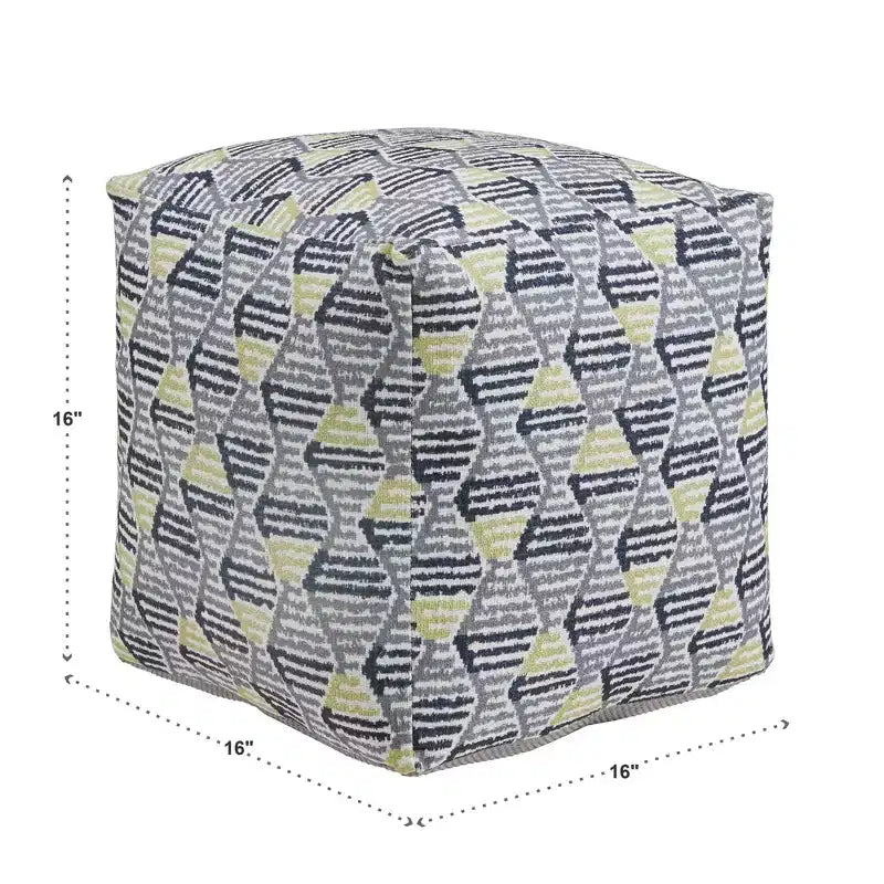 Pouf carré rembourré