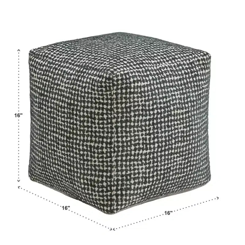 Pouf carré rembourré