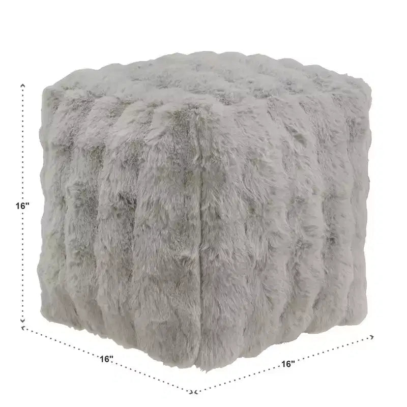 Pouf carré rembourré