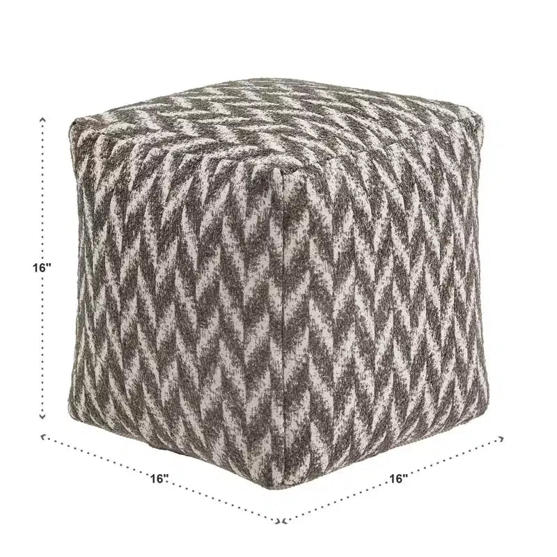 Pouf carré rembourré