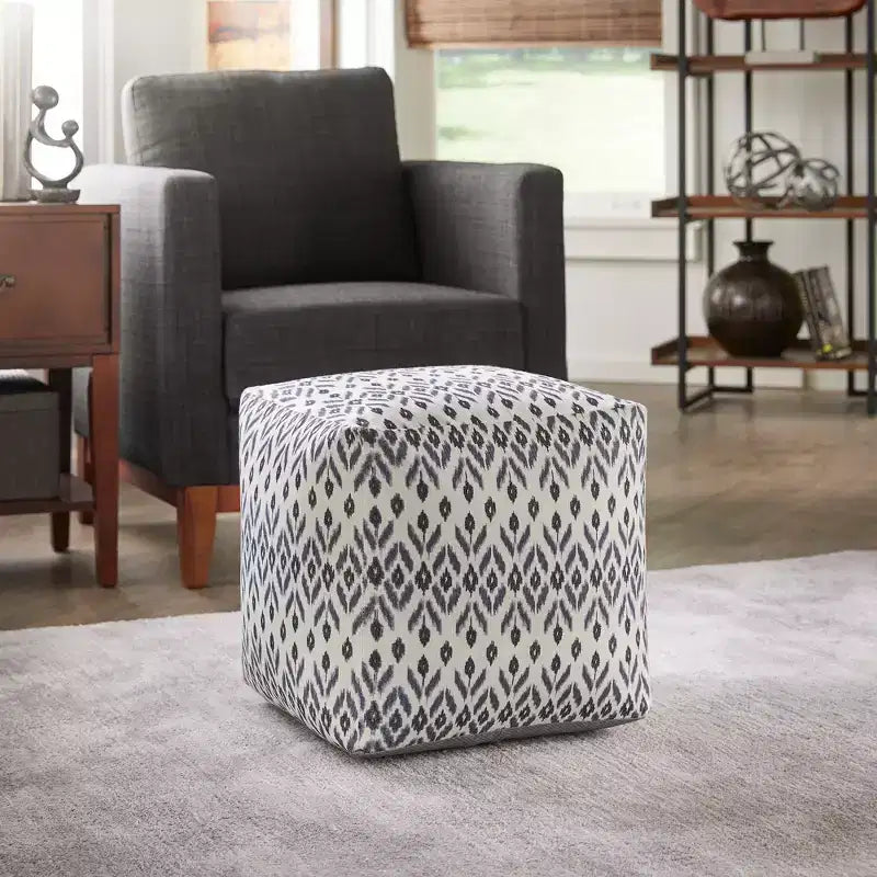 Pouf carré rembourré