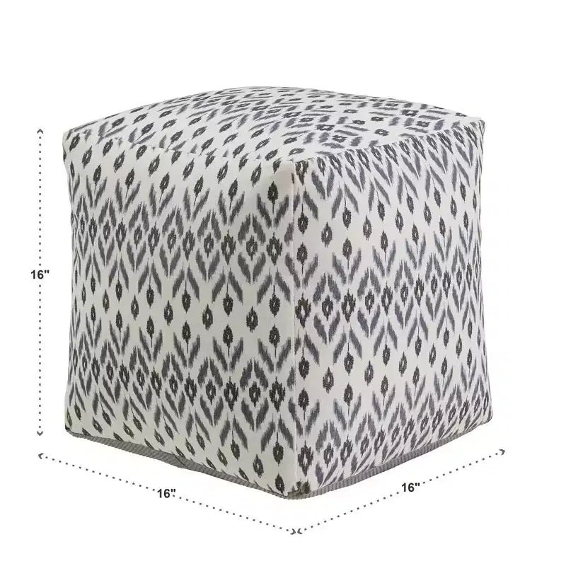 Pouf carré rembourré