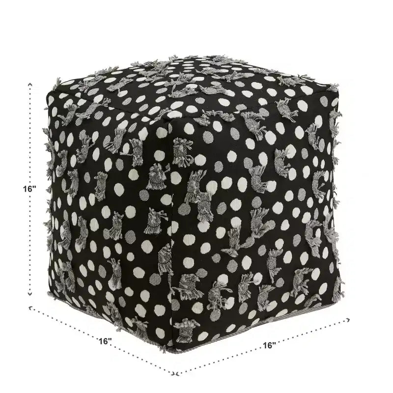 Pouf carré rembourré