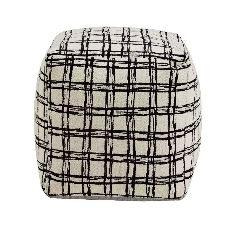 Pouf carré rembourré