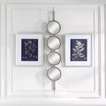 Miroir mural Feuille d'argent