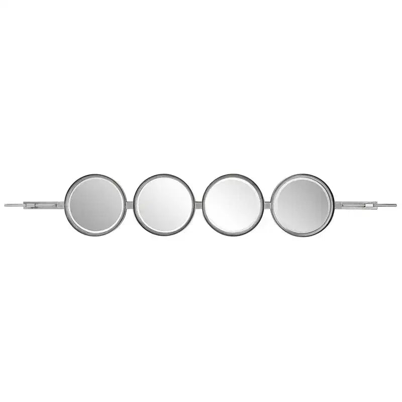 Miroir mural Feuille d'argent