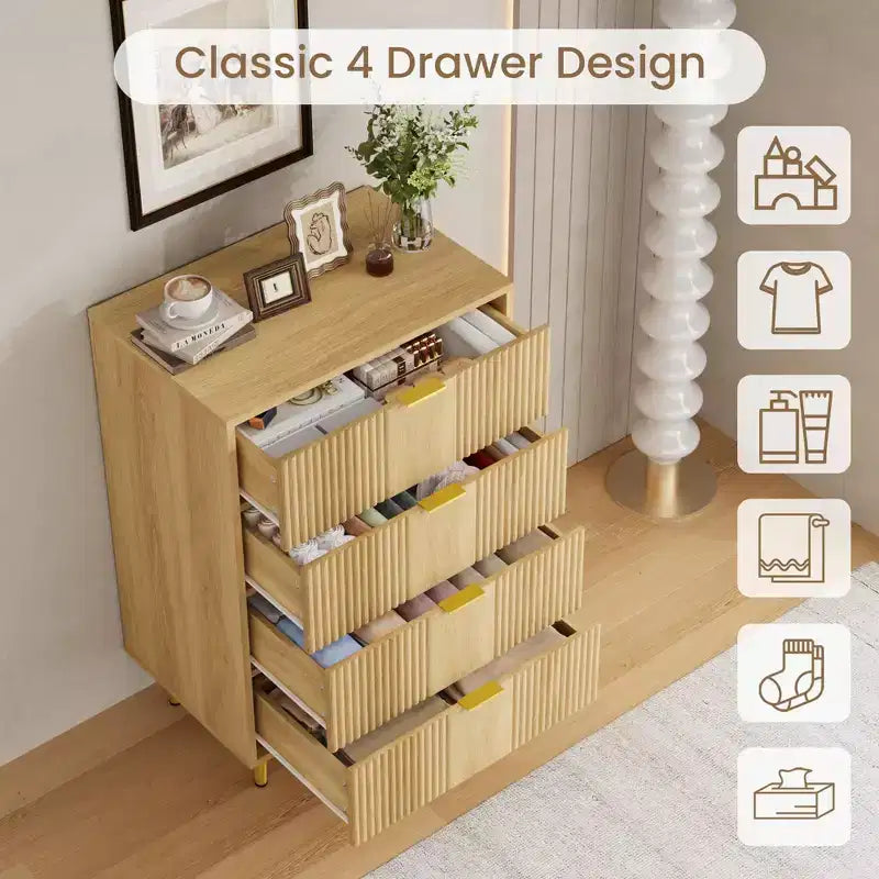 Commode verticale en bois