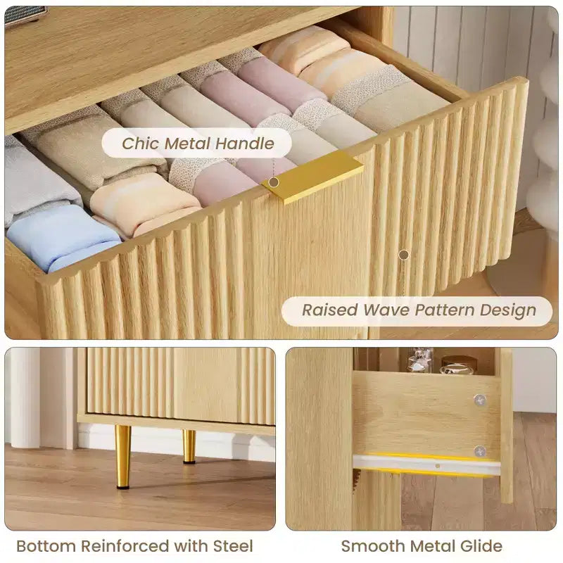 Commode verticale en bois