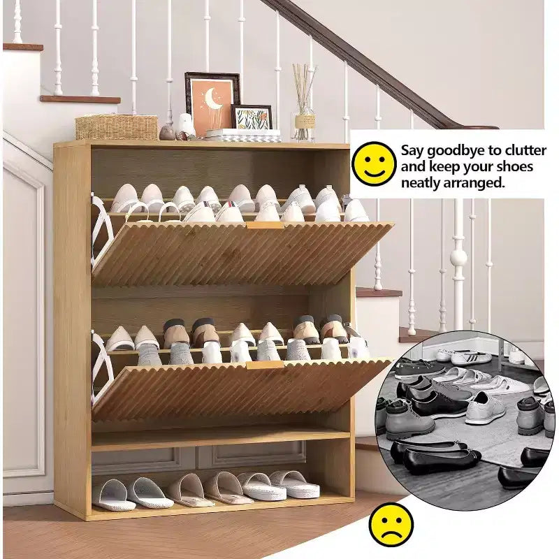 Meuble de rangement pour chaussures moderne et fin