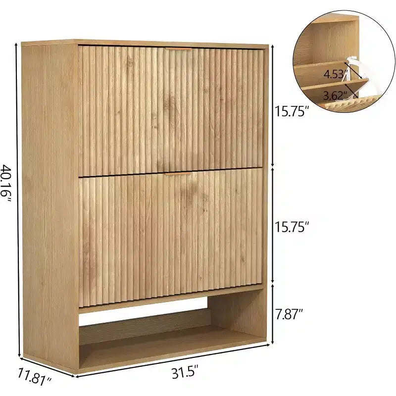 Meuble de rangement pour chaussures moderne et fin