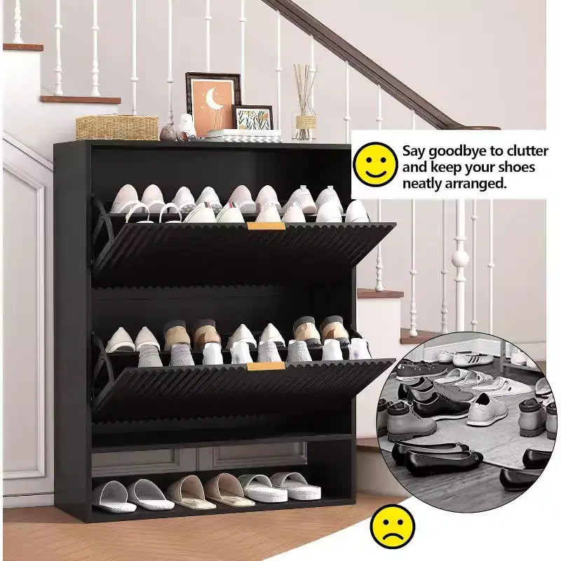 Meuble de rangement pour chaussures moderne et fin