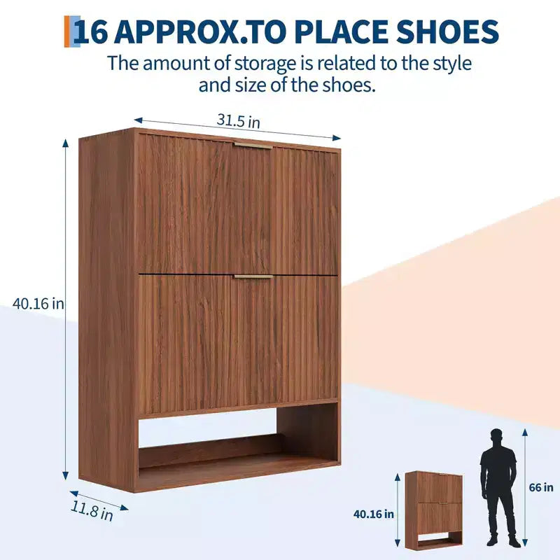 Meuble de rangement pour chaussures moderne et fin