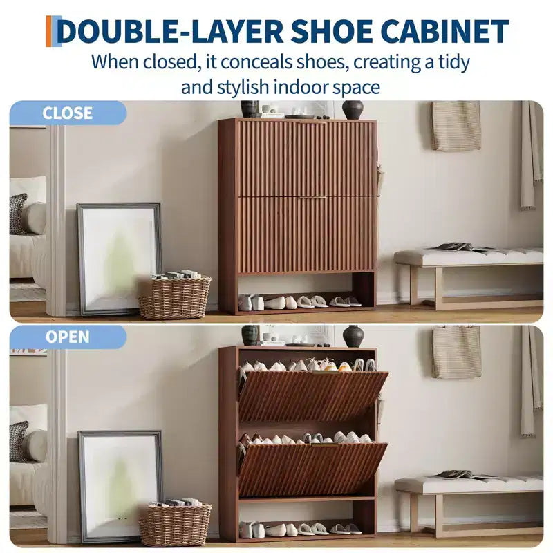 Meuble de rangement pour chaussures moderne et fin