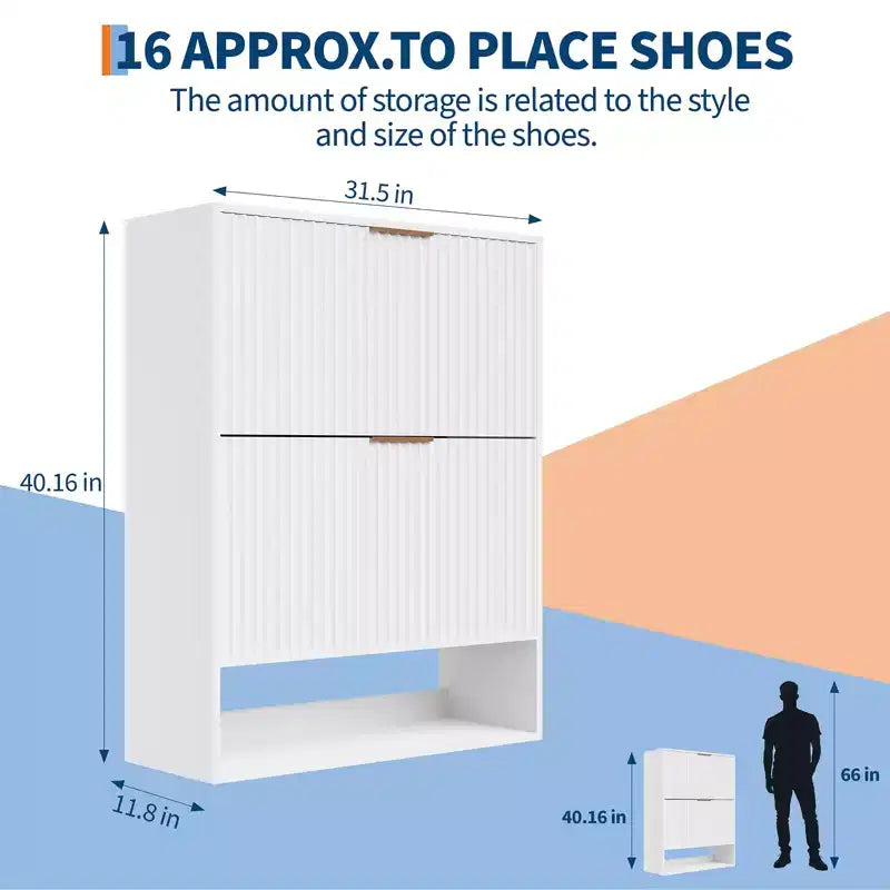 Meuble de rangement pour chaussures moderne et fin
