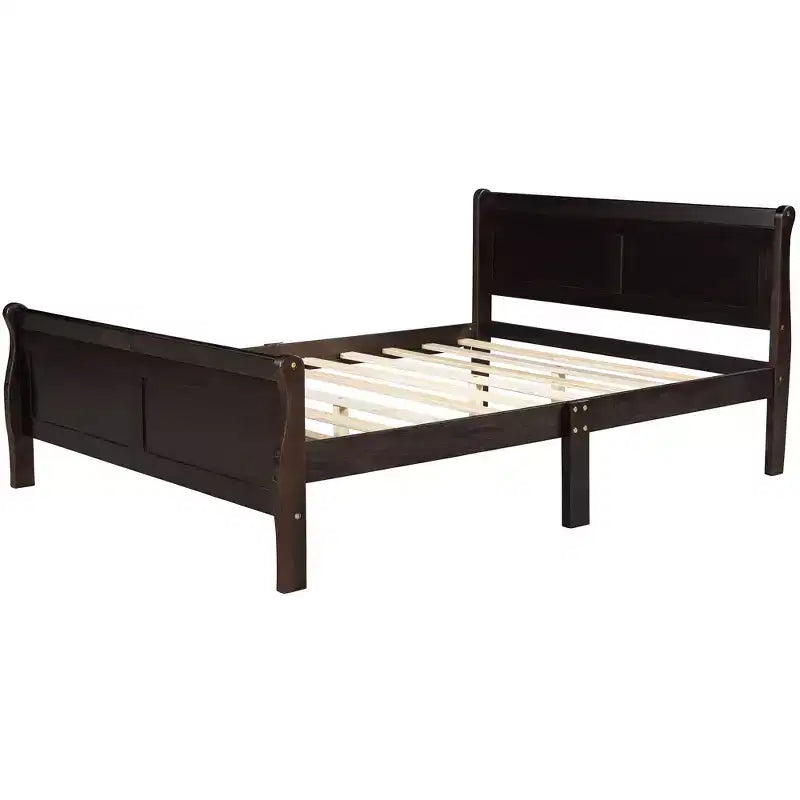 Lit plateforme en bois