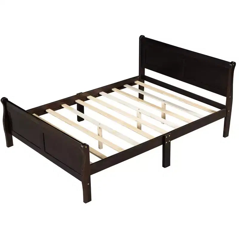 Lit plateforme en bois