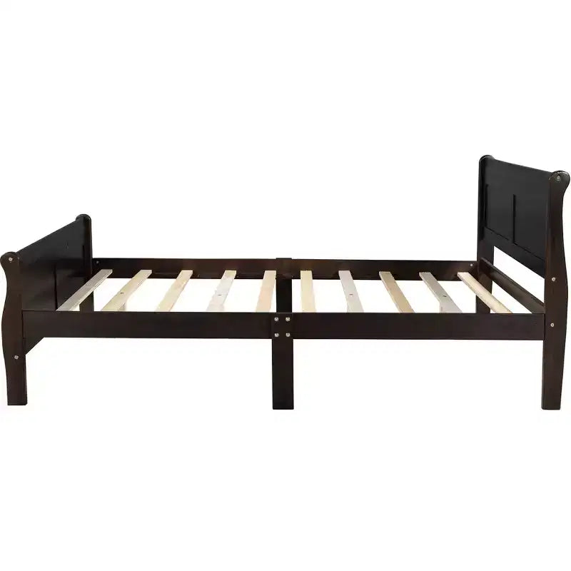 Lit plateforme en bois