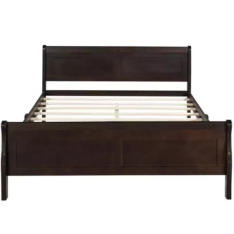 Lit plateforme en bois Espresso