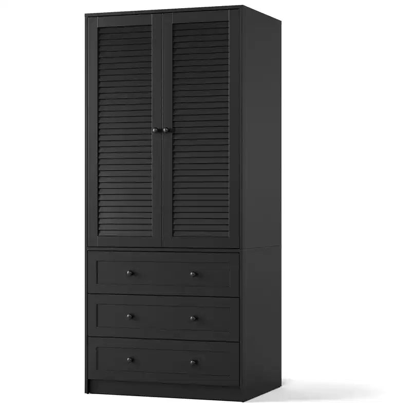 Armoire penderie en bois