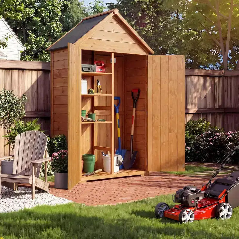 Abri de jardin en bois pour outils