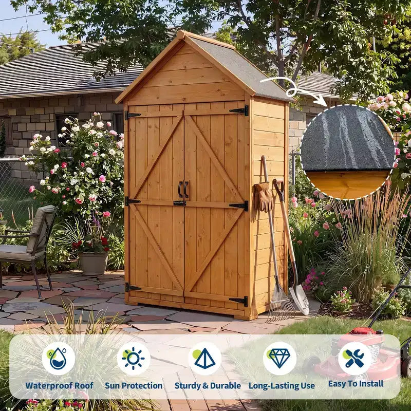 Abri de jardin en bois pour outils