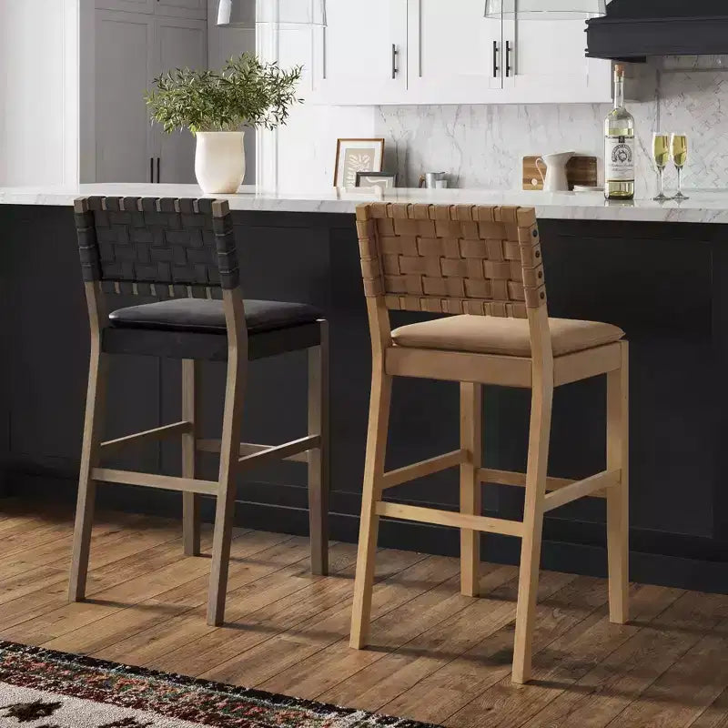 Tabouret de bar en similicuir