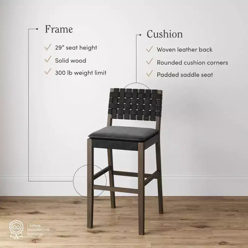 Tabouret de bar en similicuir