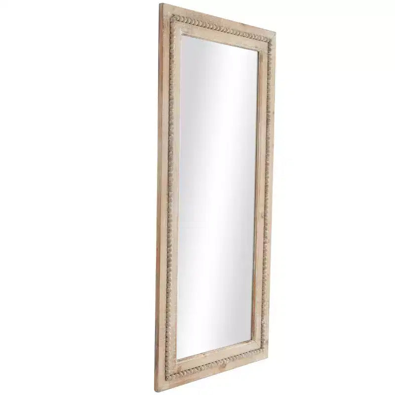 Miroir mural en bois marron