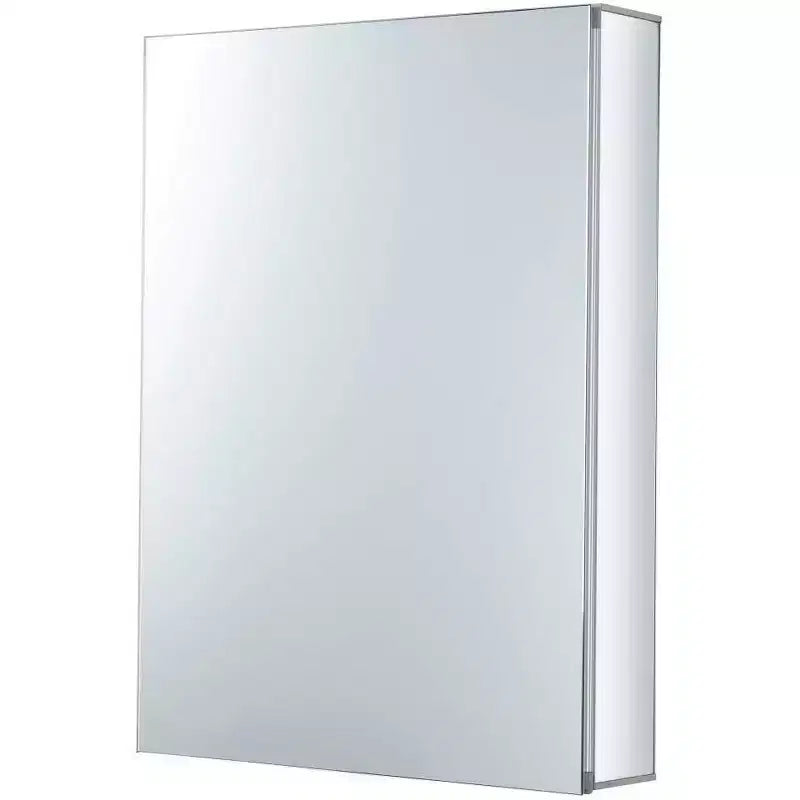 Fine Fixtures Bathroom Medicine Cabinet - Single Door Recessed/Surface Mount - Right/Left Hinged - Mirrored Interior
