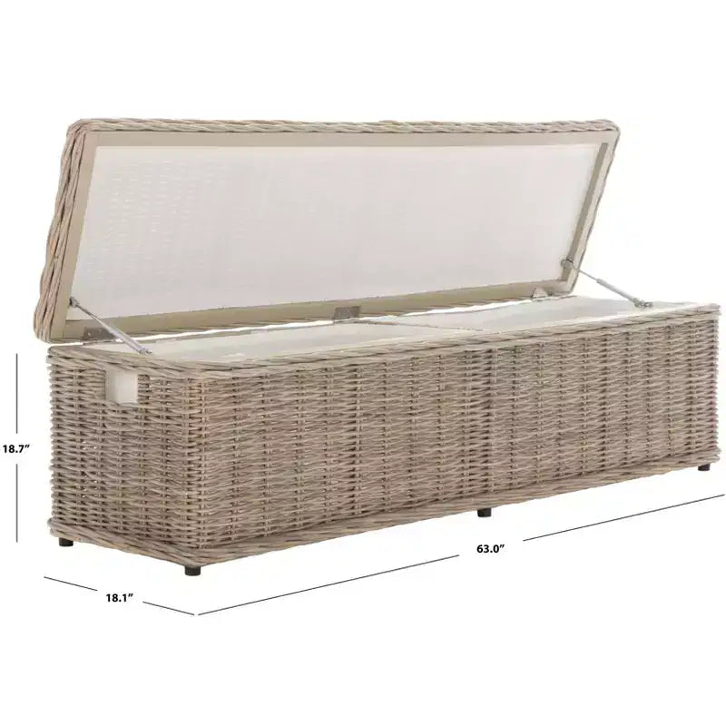 Banc avec rangement