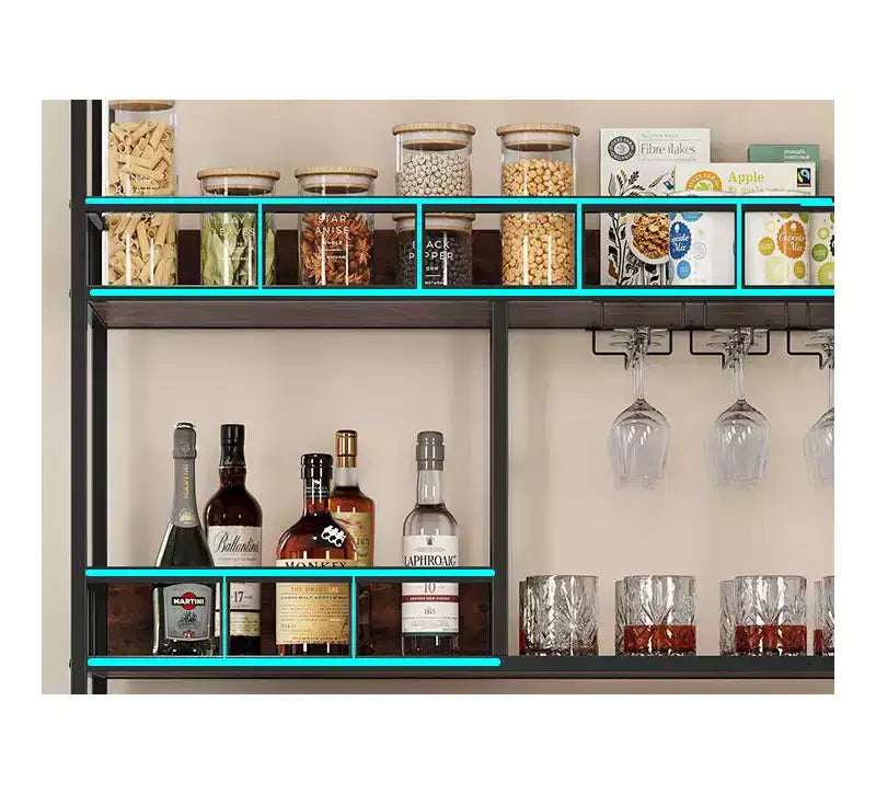 Étagère de boulanger industrielle avec armoire