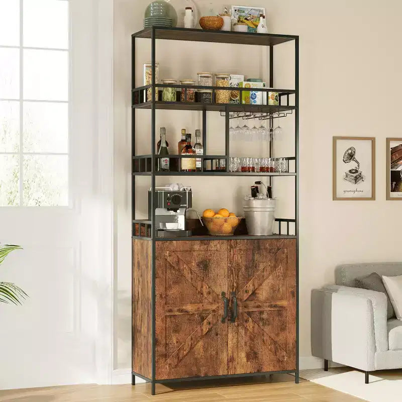 Étagère de boulanger industrielle avec armoire