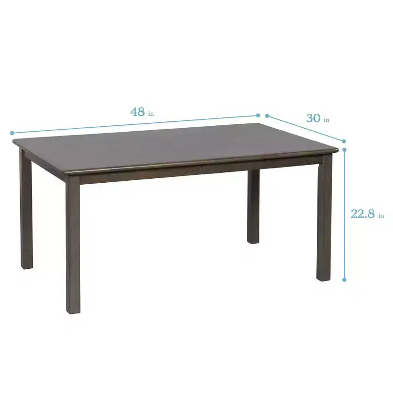 Table rectangulaire en bois massif