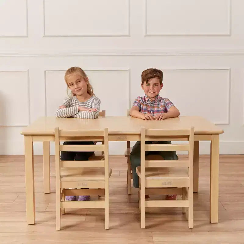 Table rectangulaire en bois massif