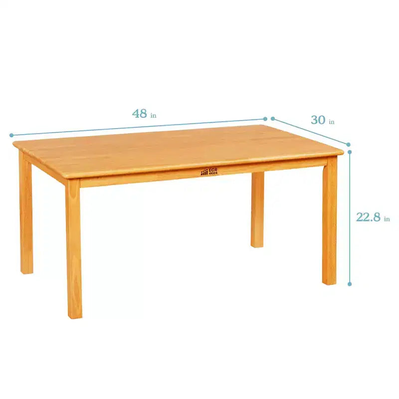 Table rectangulaire en bois massif
